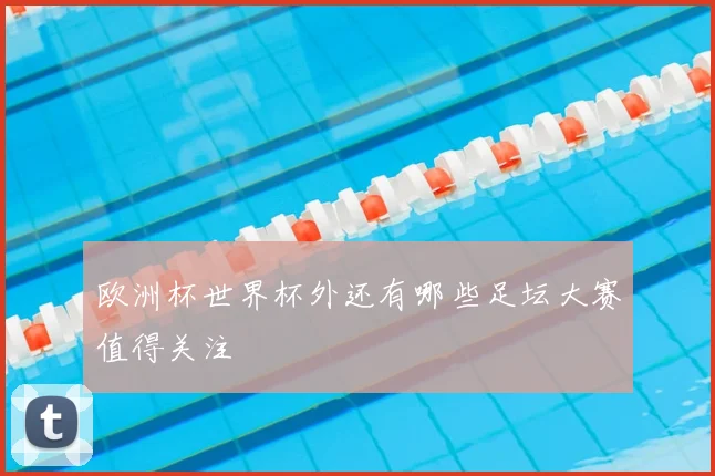 欧洲杯世界杯外还有哪些足坛大赛值得关注